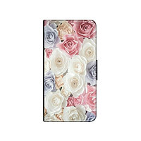 Husa personalizata tip carte HQPrint pentru Samsung Galaxy A52, model Flowers 24, multicolor, S1D1M0386