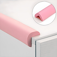Banda de protectie mobilier, din spuma, 90cm, roz pastel 24x900x22x6