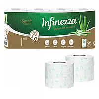 INFINEZZA HARTIE IGIENICA PARFUMATA ALOE VERA 3 STRATURI 8 ROLE