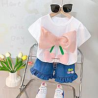 Compleu tricou cu fundita si pantaloni scurti CHERRY