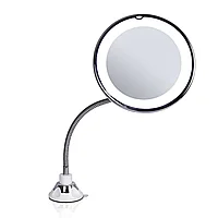 Oglinda de machiaj iluminata LED, cu brat flexibil de 34cm si rotire 360 , Matheus-FlexMirror2
