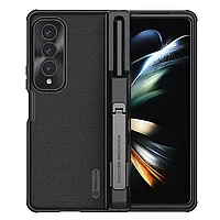 Husa Nillkin, pentru Samsung Galaxy Z Fold 4, protectie din plastic, Frosted Shield Armor Case, cu suport