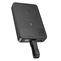 Baterie externa Wireless, 10.000mAh, PowerBank, Magnetica, compatibila MagSafe + Mini Cablu USB-C la