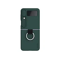 Husa Nillkin pentru SA Galaxy Z Flip 4, CamShield Silky, TPU, Forest Green