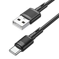 Cablu Date si Incarcare USB la USB Type-C HOCO X83, 1m Negru