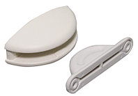 Suport usa plastic alb