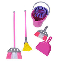 Set de 5 Piese Galeata cu Mop si Accesorii pentru Copii