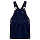 Rochie Salopetă Pentru Copii, Velur, Bleumarin, 104 - foto 2 - id-p104263850