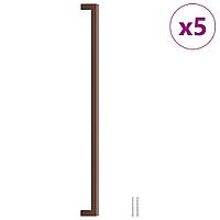 Mânere De Dulap, 5 Buc., Bronz, 480 Mm, Oțel Inoxidabil