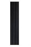 Profil stanga pentru panou riflat 3D Olmo, Negru, 270x4.2cm, Lamelio