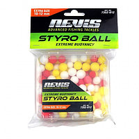 Bile Flotante Nevis Styro Ball 10-12mm Momeală pentru Pescuit Crap și Feeder