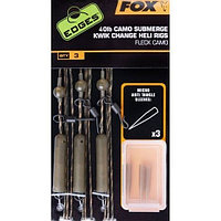 Montura Fox Edges Submerge Kwik Change Heli Rigs Camo 75cm/40lb