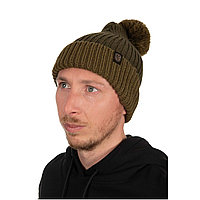 Fox Chunk Caciula Heavy Knit Bobble Olive