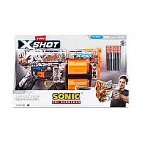 Arma de jucarie X Shot Skins Dread, Sonic, Retro, 12 cartuse, S1, Zuru