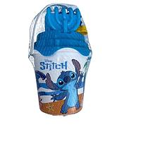 Set nisip Mondo, galeata pentru nisip cu accesorii, Stitch