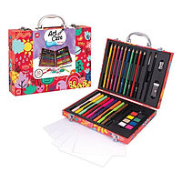Kit de Colorat din Lemn Deluxe My World 50 Accesorii DAsINU