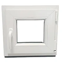 Fereastra Pvc, 48x48, Alb, Deschidere dubla, osscilobatant, dreapta