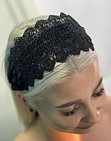 Bentita par lata cu broderie Magdalena neagra
