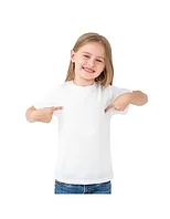 Tricouri unisex pentru copii personalizate la cerere, alb - Alb - 9/10 ani