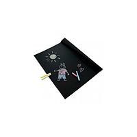 Folie autoadeziva Tabla neagra 2 m lungime si set creta colorata