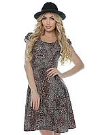 Rochie in clini cu animal print #422859 - 42 EU