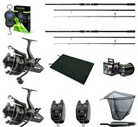 Set pentru Pescuit la Crap cu Boilies Halcatraz Carp Special 3,60 m Set de Pescuit la Crap cu Mulinetă cu