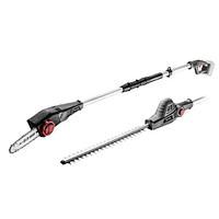 Unealta dublu functionala, drujba, fierastrau gard viu, 18V Li-ion (acumulator neinclus), telescopic, 1.14