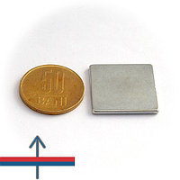 Magnet neodim bloc 24 x 24 x 2 mm
