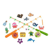 Set 2 Undite De Pescuit din Lemn cu accesorii +3 ani