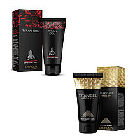 Pachet, Titan Gel + TItan Gel Gold, pentru marirea zonei genitale si erectii puternice, Bioaqua