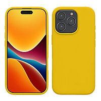 Husa Kwmobile pentru Apple iPhone 16 Pro Max, Galben, Silicon, KWM000022TX001C