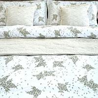 SET LENJERIE DE PAT 2 PERSOANE ZURIGO GLICINE - Roz
