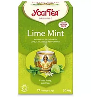 Ceai bio Lamaie si Menta, 17 pliculete x 1.8g (30.6g) Yogi Tea