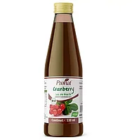Suc de merisoare (afine rosii), 100%, bio, 330ml Medicura
