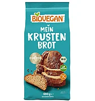 Premix bio pentru paine crustata, fara gluten, 480g Biovegan