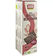 Napolitane bio din grau spelta in ciocolata neagra, 125g Rosen Garten