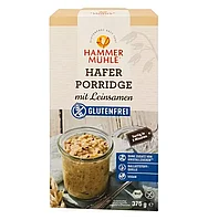 Terci bio de ovaz, fara gluten, cu seminte de in, 375g Hammer Muhle