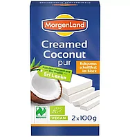 Crema de cocos bio solida, 100% cocos, 200g Morgenland