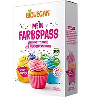 Bucuria culorilor Colorant bio pentru prajituri, 6x8g Biovegan