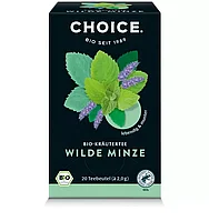 Ceai bio din plante Menta salbatica, 20 pliculete a 2g / 40.0g Choice®