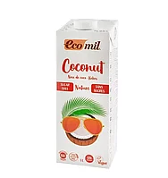 Bautura vegetala bio de cocos, fara zahar, 1000ml Ecomil