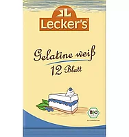 Gelatina alba bio 12 foi 20g Lecker's