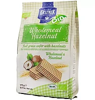 Napolitane bio cu faina integrala si alune, 175g Kastner