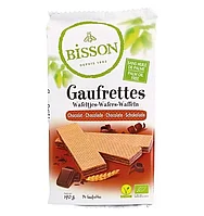 Napolitane bio cu ciocolata, 190g Bisson