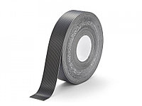 Profil antiderapant din cauciuc Black Ribbed, 2 mm x 50 mm x 18,3 m
