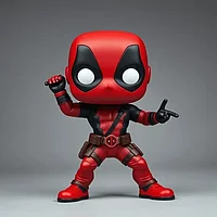 Figurină Deadpool 3D Funko Pop, de pictat - 10 cm