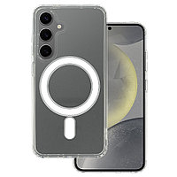 Husa Protectie Robusta MagSafe Transparenta Acril si TPU Samsung S24 Plus