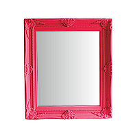 Oglindă Decorativă Hoff Interieur Stil Baroc Modern, 80x68 cm, Roz Fucsia