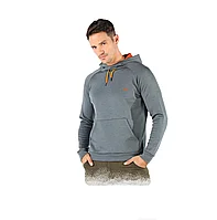 Scout - Hoodie cu gluga - 100% Lana Merino Gri, S