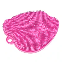 Covoras pentru baie sau dus, 2 in 1 din silicon pentru masaj, antiaderent, functie Masaj Picioare, Curatare